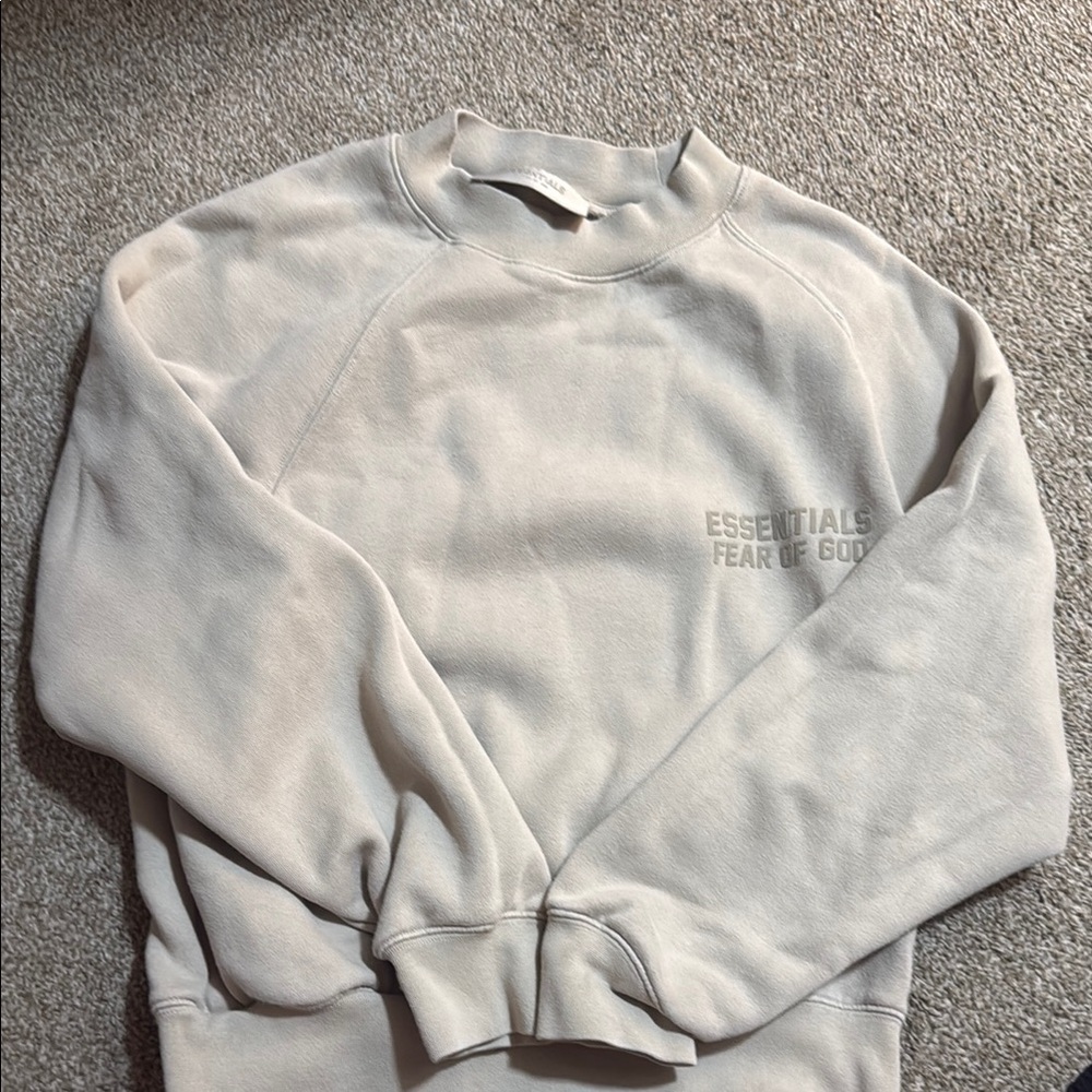 Fear of God Cream Crewneck Sweater